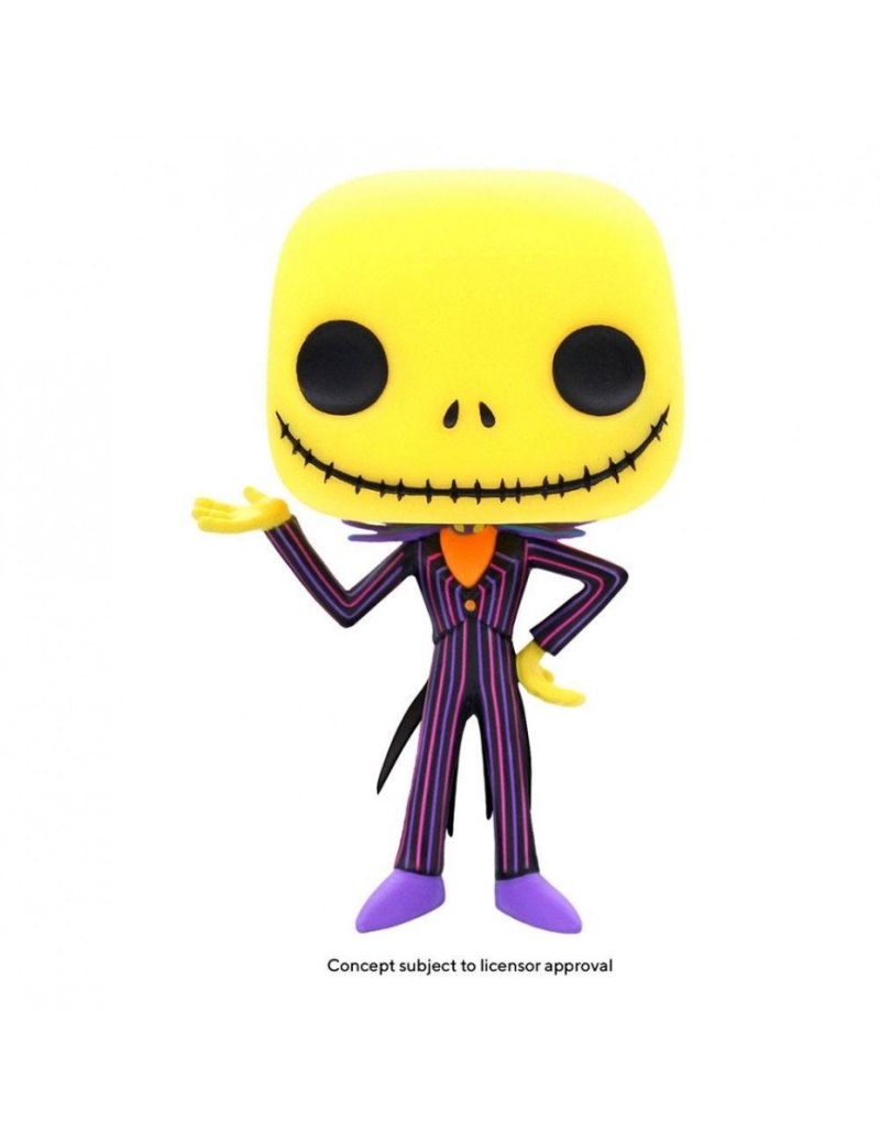 FUNKO ACTION FIGURES FUNKO POP NIGHTMARE B.C. JACK BLACKLIGHT